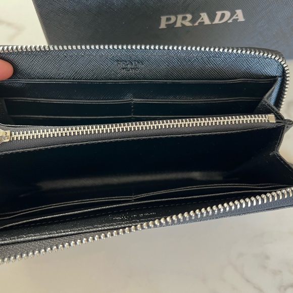 Prada Leather Zip Around Wallet - Picture 3 of 5